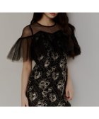 【アンドレスド/ANDRESD】の結婚式・二次会対応 刺繍チュールフリルドレス 大人の最旬トレンドファッション＆コーディネート founy(ファウニー) ファッション Fashion レディースファッション Fashion for Women ワンピース Dresses フォーマル・パーティードレス・結婚式用ドレス Elegant & Casual Dresses ストレート Straight, Straight Cut チュール Tulip, Tulip Motif ドレス Dress, One-Piece バランス Balance, Style Balance フェミニン Feminine, Girly フラワー Flower, Floral フリル Frill, Ruffle ヨーク Yoke, Yoke Design おすすめ Recommended / Our Picks セレモニー Ceremony 結婚式 Wedding 披露宴 Wedding Reception 二次会 After Party thumbnail ブラック|ID: prp329100004987472 ipo3291000000037362133