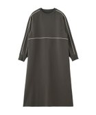 【ローズバッド/ROSE BUD】のラインカットソーワンピース 大人の最旬トレンドファッション＆コーディネート founy(ファウニー) ファッション Fashion レディースファッション Fashion for Women ワンピース Dresses スウェット / スエット Sweatshirt, Sweatwear ストレッチ Stretch, Stretchy Fabric とろみ Fluid, Flowy Fabric ベーシック Basic, Essential thumbnail BLACK|ID: prp329100004987473 ipo3291000000037362213