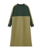 【ローズバッド/ROSE BUD】のラインカットソーワンピース 大人の最旬トレンドファッション＆コーディネート founy(ファウニー) ファッション Fashion レディースファッション Fashion for Women ワンピース Dresses スウェット / スエット Sweatshirt, Sweatwear ストレッチ Stretch, Stretchy Fabric とろみ Fluid, Flowy Fabric ベーシック Basic, Essential thumbnail KHAKI|ID: prp329100004987473 ipo3291000000037362214