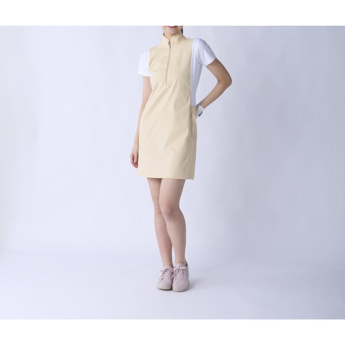 【フィラゴルフ マリクレール/FILA GOLF marie claire】のmarie claire sport/バイカラー切替ワンピース インテリア・キッズ・メンズ・レディースファッション・服の通販 founy(ファウニー) https://founy.com/ ファッション Fashion レディースファッション Fashion for Women ワンピース Dresses キャップ Cap, Baseball Cap クール Cool, Chic ソックス Socks, Hosiery バランス Balance, Style Balance フロント Front, Front Design 切替 Switching, Contrast Panel |ID: prp329100004987476 ipo3291000000037362224