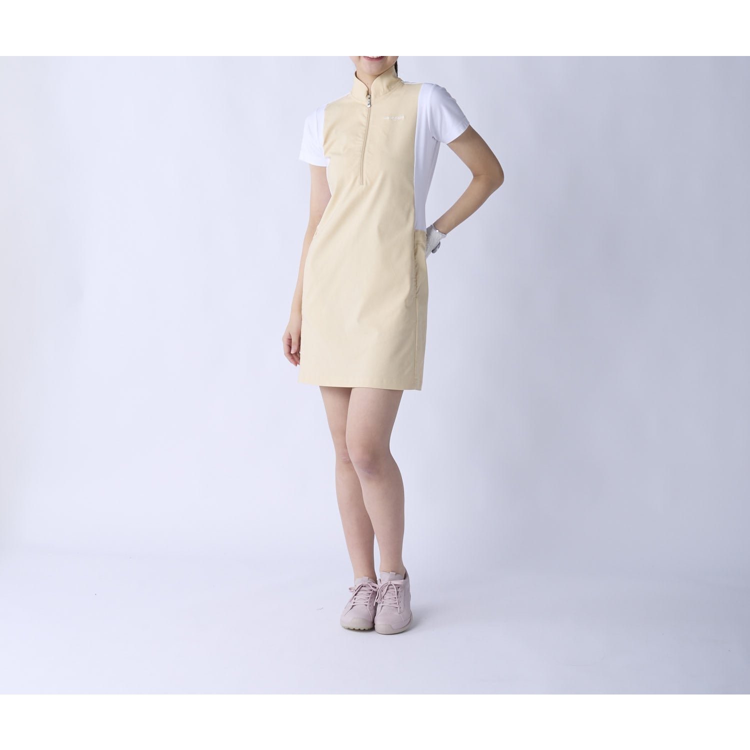 【その他のブランド/Other】のmarie claire sport/バイカラー切替ワンピース 大人の最旬トレンドファッション＆コーディネート founy(ファウニー) 　ファッション　Fashion　レディースファッション　Fashion for Women　ワンピース　Dresses　キャップ　Cap, Baseball Cap　クール　Cool, Chic　ソックス　Socks, Hosiery　バランス　Balance, Style Balance　フロント　Front, Front Design　切替　Switching, Contrast Panel　 other-1|ID: prp329100004987476 ipo3291000000037362224