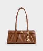 【チャールズ アンド キース/CHARLES & KEITH】のIsolde イゾルデ ベルト ルーシュド ショルダーバッグ 大人の最旬トレンドファッション＆コーディネート founy(ファウニー) ファッション Fashion レディースファッション Fashion for Women バッグ Bags ベルト&ウエストマーク Belts & Waist Accessories thumbnail Chocolate|ID: prp329100004987502 ipo3291000000037362473