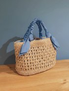 【アンビリオン/UN BILLION】のカシュカシュ cachecache / 下がりリボン柄編みトート BL|ID: prp329100004987503 ipo3291000000037362481