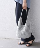 【シップス/SHIPS】のSHIPS Colors メタリック クロシェ バッグ 大人の最旬トレンドファッション＆コーディネート founy(ファウニー) ファッション Fashion レディースファッション Fashion for Women バッグ Bags 春 Spring クロシェ Crochet, Knitted Lace 今季 This Season, Current Season メタリック Metallic, Shiny Finish メンズ Men's, Menswear S/S・春夏 SS, Spring/Summer, Warm Season アウトレット Outlet / Clearance 夏 Summer ビジネス 仕事 通勤 Business / Work / Commuting thumbnail シルバー|ID: prp329100004987506 ipo3291000000037362496
