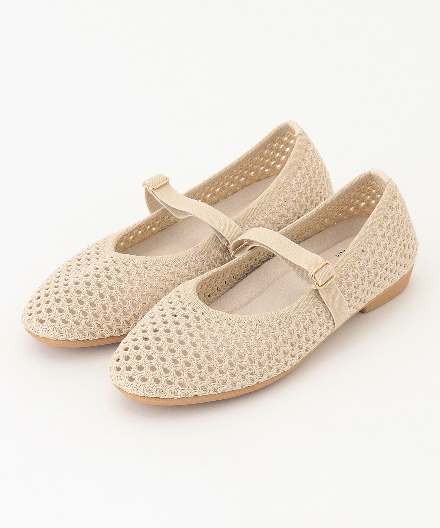 【ステッピ/steppi】のラウンド メッシュ バレエパンプス インテリア・キッズ・メンズ・レディースファッション・服の通販 founy(ファウニー) 　ファッション　Fashion　レディースファッション　Fashion for Women　洗える　Machine Washable　クッション　Cushion, Throw Pillow　軽量　Lightweight, Ultra Light　サンダル　Sandals, Summer Shoes　シューズ　Shoes, Footwear　トレンド　Trend, Trending Now　バランス　Balance, Style Balance　バレエ　Ballet, Ballet Style　フィット　Fit, Slim Fit　メッシュ　Mesh, Net Fabric　モダン　Modern, Contemporary　ラウンド　Round, Round Neck　ランニング　Running, Running Wear, Activewear, Jogging　リラックス　Relax, Relaxed Fit　アイボリー[002]|ID: prp329100004987523 ipo3291000000037362593