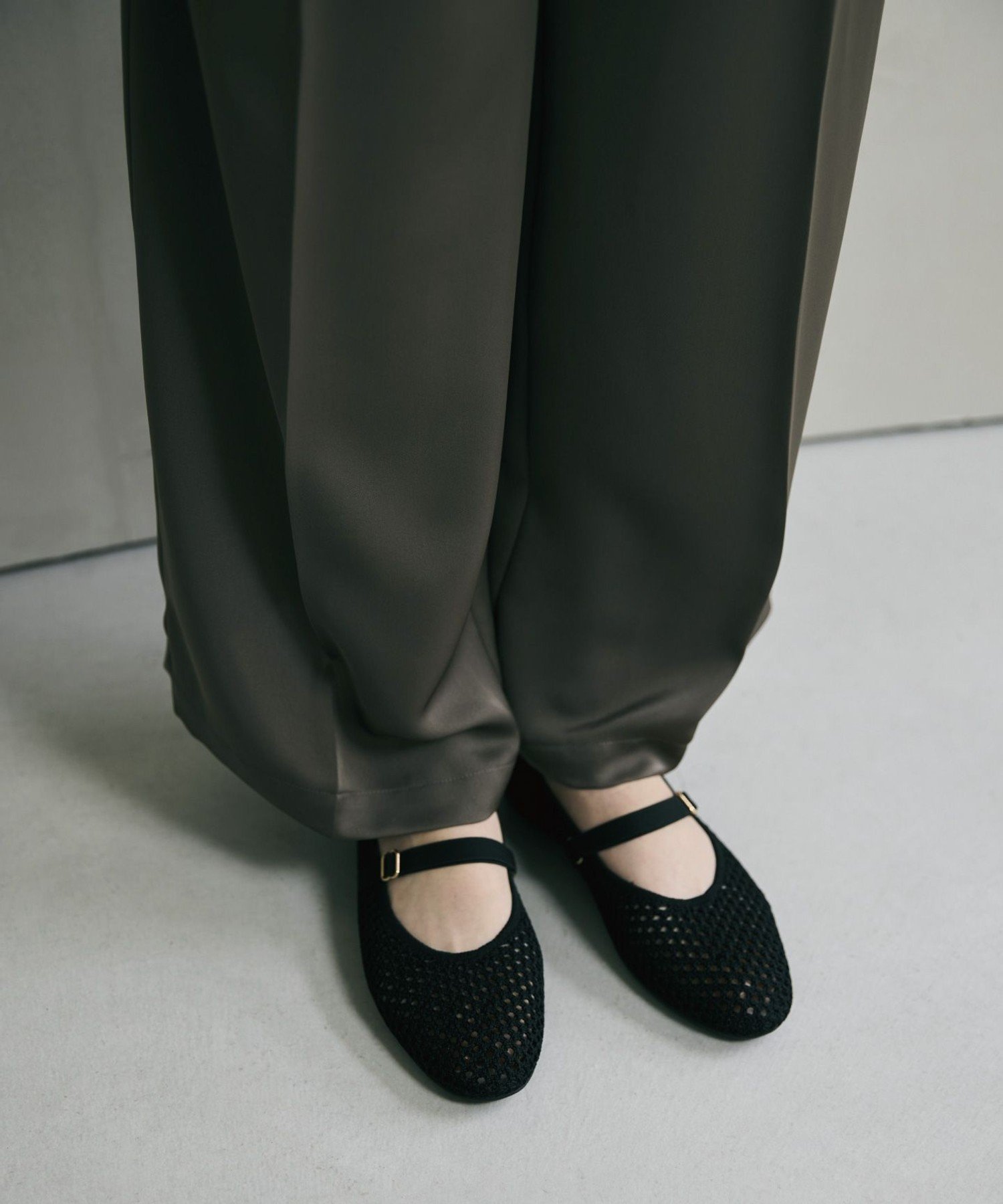 【ステッピ/steppi】のラウンド メッシュ バレエパンプス インテリア・キッズ・メンズ・レディースファッション・服の通販 founy(ファウニー) 　ファッション　Fashion　レディースファッション　Fashion for Women　洗える　Machine Washable　クッション　Cushion, Throw Pillow　軽量　Lightweight, Ultra Light　サンダル　Sandals, Summer Shoes　シューズ　Shoes, Footwear　トレンド　Trend, Trending Now　バランス　Balance, Style Balance　バレエ　Ballet, Ballet Style　フィット　Fit, Slim Fit　メッシュ　Mesh, Net Fabric　モダン　Modern, Contemporary　ラウンド　Round, Round Neck　ランニング　Running, Running Wear, Activewear, Jogging　リラックス　Relax, Relaxed Fit　ブラック[005]|ID: prp329100004987523 ipo3291000000037362594