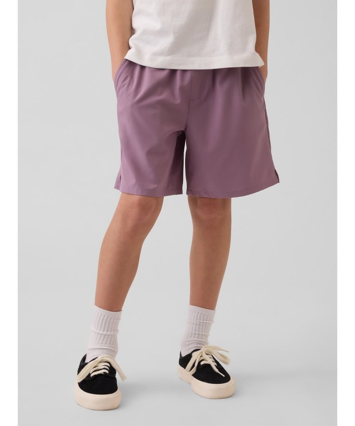【ギャップ/GAP / KIDS】のリラックスフィット クイックドライ ショートパンツ (キッズ) インテリア・キッズ・メンズ・レディースファッション・服の通販 founy(ファウニー) https://founy.com/ ファッション Fashion キッズファッション Fashion for Kids ボトムス Bottoms ショート Short, Short Length スリット Slit, Slit Detail ドローコード Drawcord, Drawstring Cord フィット Fit, Slim Fit リラックス Relax, Relaxed Fit |ID: prp329100004987565 ipo3291000000037362869