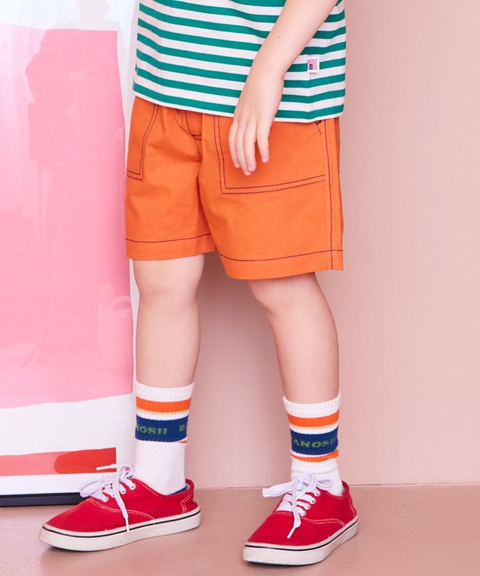 【マーキーズ/MARKEY'S / KIDS】のポプリンベイカーショートパンツ インテリア・キッズ・メンズ・レディースファッション・服の通販 founy(ファウニー) https://founy.com/ ファッション Fashion キッズファッション Fashion for Kids ボトムス Bottoms 軽量 Lightweight, Ultra Light ポケット Pocket, Pocket Detail レギンス Leggings, Stretch Pants おすすめ Recommended / Our Picks 夏 Summer |ID: prp329100004987591 ipo3291000000037363158