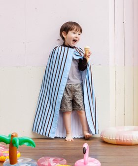 【グローバルワーク/GLOBAL WORK / KIDS】のストライプラップタオル/100-120cm展開/664258 大人の最旬トレンドファッション＆コーディネート founy(ファウニー) ファッション Fashion キッズファッション Fashion for Kids タオル Towel, Bath Towel ラップ Wrap, Wrap Design |ID:prp329100004987607