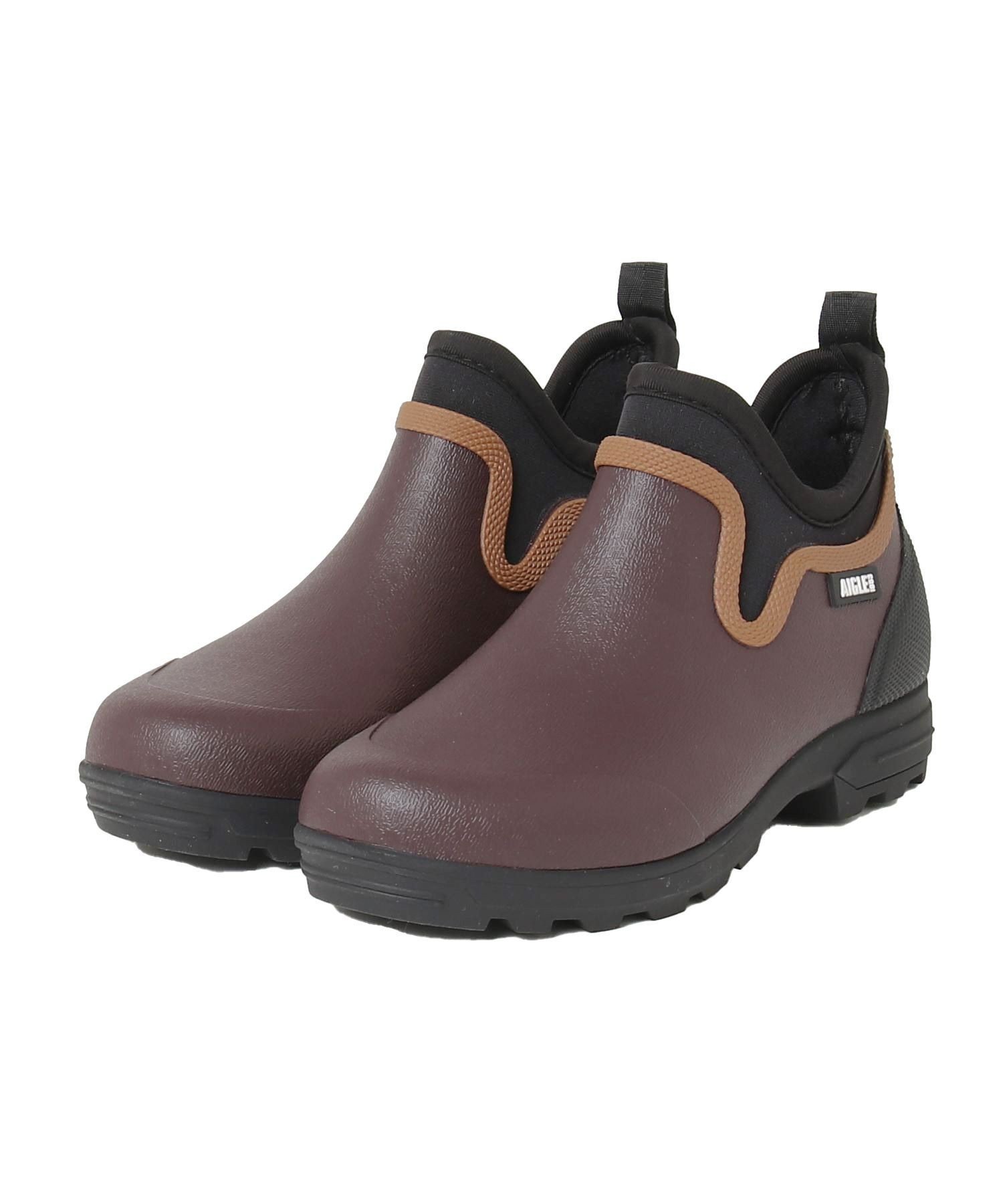 【エーグル/AIGLE】の全天候対応 防水 レスフォープラス2 ショートブーツ / レインシューズ インテリア・キッズ・メンズ・レディースファッション・服の通販 founy(ファウニー) 　ファッション　Fashion　レディースファッション　Fashion for Women　アウトドア　Outdoor Clothing　アンクル　Ankle-Length Design　インソール　Shoe Insole　シューズ　Shoes, Footwear　ショート　Short, Short Length　スリッポン　Slip-On, Loafer　フィット　Fit, Slim Fit　レギュラー　Regular, Standard Fit　バーガンディー|ID: prp329100004987706 ipo3291000000037364286