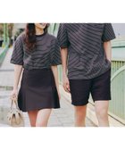 【ラコステ/LACOSTE】の【オンライン限定】LACOSTE ボーダー リンガーネック 半袖Tシャツ 大人の最旬トレンドファッション＆コーディネート founy(ファウニー) ファッション Fashion レディースファッション Fashion for Women トップス・カットソー Cut & Sew Tops シャツ・ブラウス・オフィスカジュアル Elegant Blouses & Button-Ups ロングTシャツ・Tシャツ Longline T-Shirts & Tees おすすめ Recommended / Our Picks トレンド Trend, Trending Now ボーダー Border, Stripe エレガント 上品 Elegant 半袖 Short Sleeve, Half Sleeve thumbnail ブラウン|ID: prp329100004987727 ipo3291000000037364463