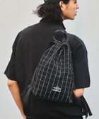 【フリークスストア/FREAK'S STORE】のSP Packable Mini Bag 大人の最旬トレンドファッション＆コーディネート founy(ファウニー) ファッション Fashion レディースファッション Fashion for Women バッグ Bags 2026年 2026 2026春夏・S/S Spring/Summer 2026 SS26 コンパクト Compact, Small Size ストライプ Stripe, Striped Pattern スポーティ Sporty, Casual Athletic チェック Check, Plaid, Tartan トレンド Trend, Trending Now ドローコード Drawcord, Drawstring Cord 別注 Limited Edition, Custom Order 夏 Summer S/S・春夏 SS, Spring/Summer, Warm Season thumbnail ブラック|ID: prp329100004987748 ipo3291000000037364624
