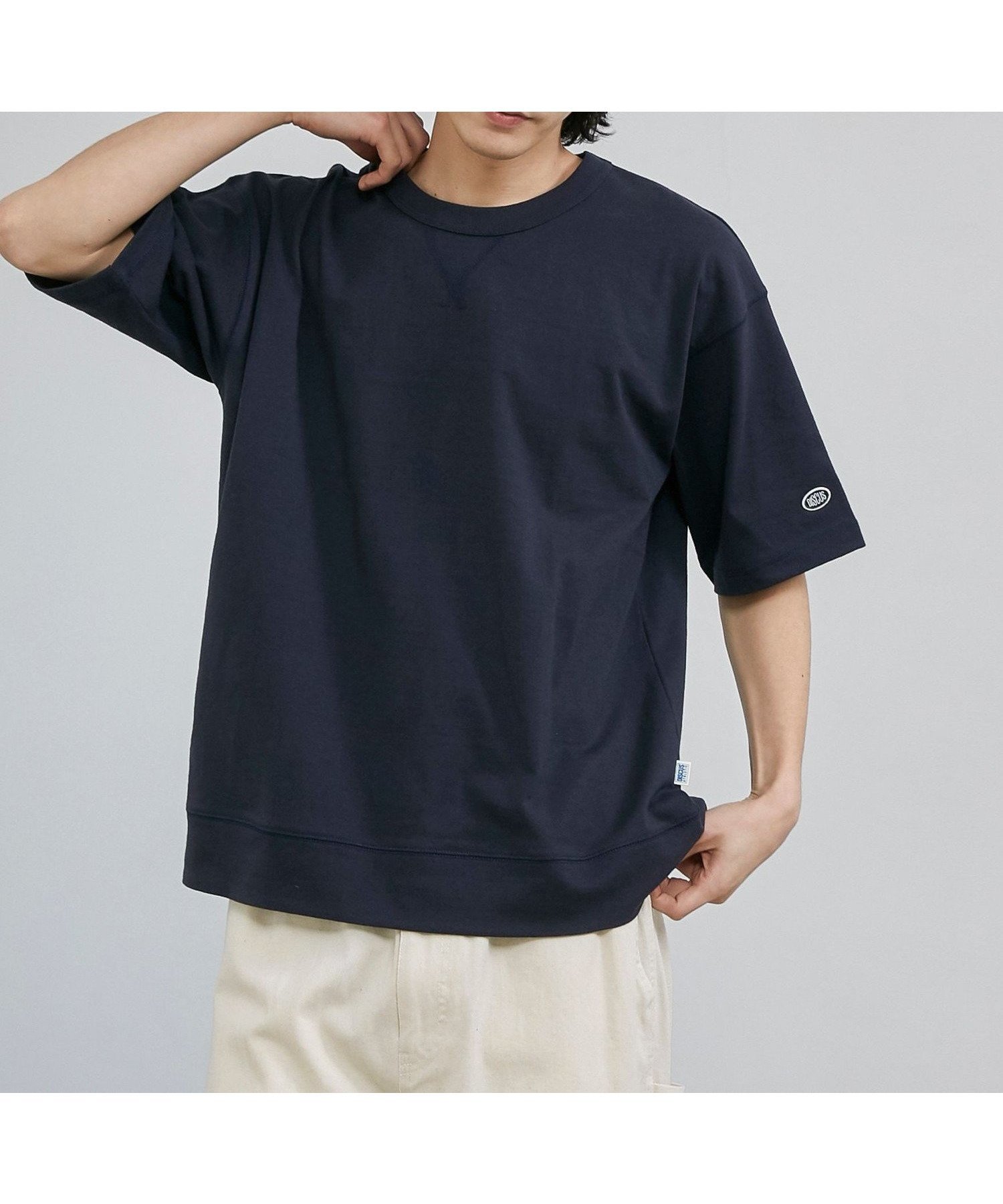 【コーエン/COEN】のDISCUS(ディスカス)別注 USAコットンスウェットTシャツ(WEB限定カラー) インテリア・キッズ・メンズ・レディースファッション・服の通販 founy(ファウニー) 　ファッション　Fashion　レディースファッション　Fashion for Women　トップス・カットソー　Cut & Sew Tops　シャツ・ブラウス・オフィスカジュアル　Elegant Blouses & Button-Ups　レディースパーカー・カジュアルフーディー　Casual Hoodies & Sweatshirts　ロングTシャツ・Tシャツ　Longline T-Shirts & Tees　スウェット・クルーネックトップス　Sweatshirts & Crewnecks / Relaxed Fit Sweat Tops　シンプル　Simple, Minimal　スウェット / スエット　Sweatshirt, Sweatwear　スポーツ　Sports, Activewear　バランス　Balance, Style Balance　ベーシック　Basic, Essential　別注　Limited Edition, Custom Order　メンズ　Men's, Menswear　モチーフ　Motif, Design Theme　リゾート　Resort, Vacation Style　リラックス　Relax, Relaxed Fit　おすすめ　Recommended / Our Picks　NAVY|ID: prp329100004987754 ipo3291000000037364670