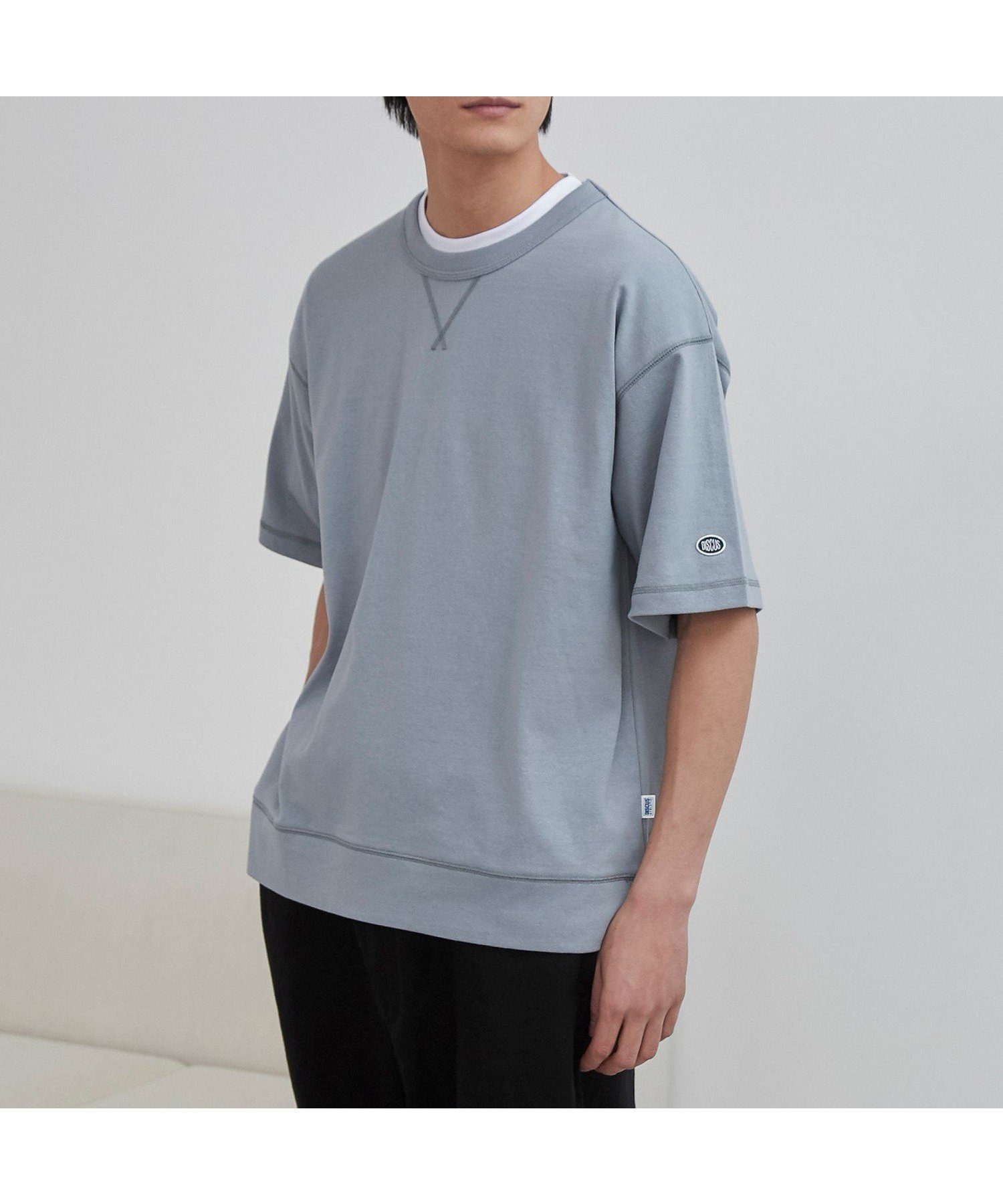 【コーエン/COEN】のDISCUS(ディスカス)別注 USAコットンスウェットTシャツ(WEB限定カラー) インテリア・キッズ・メンズ・レディースファッション・服の通販 founy(ファウニー) 　ファッション　Fashion　レディースファッション　Fashion for Women　トップス・カットソー　Cut & Sew Tops　シャツ・ブラウス・オフィスカジュアル　Elegant Blouses & Button-Ups　レディースパーカー・カジュアルフーディー　Casual Hoodies & Sweatshirts　ロングTシャツ・Tシャツ　Longline T-Shirts & Tees　スウェット・クルーネックトップス　Sweatshirts & Crewnecks / Relaxed Fit Sweat Tops　シンプル　Simple, Minimal　スウェット / スエット　Sweatshirt, Sweatwear　スポーツ　Sports, Activewear　バランス　Balance, Style Balance　ベーシック　Basic, Essential　別注　Limited Edition, Custom Order　メンズ　Men's, Menswear　モチーフ　Motif, Design Theme　リゾート　Resort, Vacation Style　リラックス　Relax, Relaxed Fit　おすすめ　Recommended / Our Picks　その他1|ID: prp329100004987754 ipo3291000000037364671