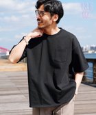 【その他のブランド/Other】のヘビーオンス ビッグシルエット 半袖 Tシャツ 26SS 大人の最旬トレンドファッション＆コーディネート founy(ファウニー) ファッション Fashion レディースファッション Fashion for Women トップス・カットソー Cut & Sew Tops シャツ・ブラウス・オフィスカジュアル Elegant Blouses & Button-Ups ロングTシャツ・Tシャツ Longline T-Shirts & Tees 春 Spring シンプル Simple, Minimal ビッグ Big, Oversized ボーダー Border, Stripe 半袖 Short Sleeve, Half Sleeve S/S・春夏 SS, Spring/Summer, Warm Season 再入荷 Restock / Back in Stock プチプライス・低価格 Affordable / Budget Price 夏 Summer 2026年 2026 2026春夏・S/S Spring/Summer 2026 SS26 thumbnail Bブラック|ID: prp329100004987775 ipo3291000000037364840