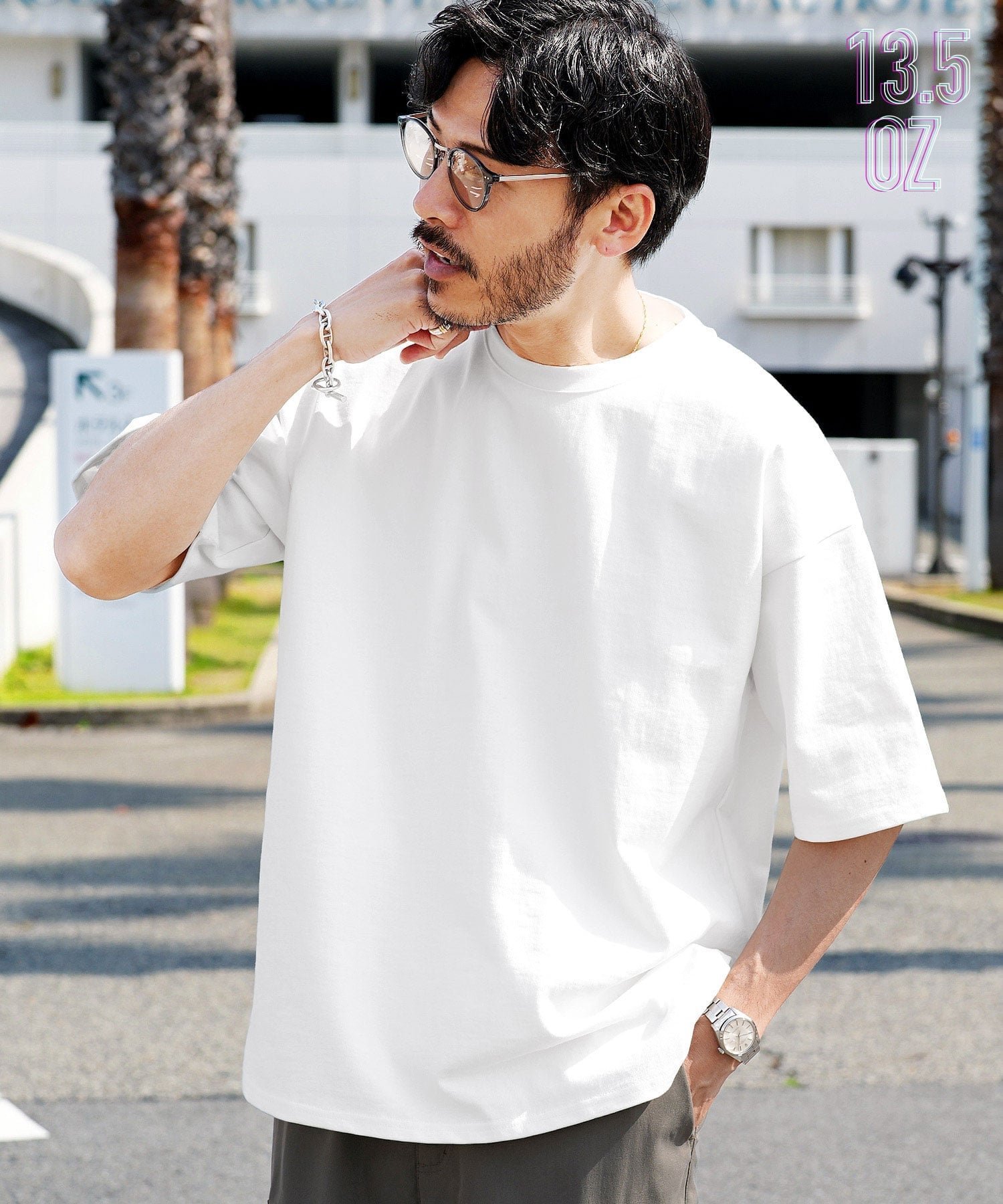 【その他のブランド/Other】のヘビーオンス ビッグシルエット 半袖 Tシャツ 26SS インテリア・キッズ・メンズ・レディースファッション・服の通販 founy(ファウニー) 　ファッション　Fashion　レディースファッション　Fashion for Women　トップス・カットソー　Cut & Sew Tops　シャツ・ブラウス・オフィスカジュアル　Elegant Blouses & Button-Ups　ロングTシャツ・Tシャツ　Longline T-Shirts & Tees　春　Spring　シンプル　Simple, Minimal　ビッグ　Big, Oversized　ボーダー　Border, Stripe　半袖　Short Sleeve, Half Sleeve　S/S・春夏　SS, Spring/Summer, Warm Season　再入荷　Restock / Back in Stock　プチプライス・低価格　Affordable / Budget Price　夏　Summer　2026年　2026　2026春夏・S/S　Spring/Summer 2026 SS26　Aホワイト|ID: prp329100004987775 ipo3291000000037364845