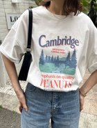 【ディスコート/Discoat】の【WEB限定】CamBridgeスーベニアビッグTシャツ《ユニセックス》 大人の最旬トレンドファッション＆コーディネート founy(ファウニー) ファッション Fashion レディースファッション Fashion for Women トップス・カットソー Cut & Sew Tops シャツ・ブラウス・オフィスカジュアル Elegant Blouses & Button-Ups ロングTシャツ・Tシャツ Longline T-Shirts & Tees おすすめ Recommended / Our Picks トレンド Trend, Trending Now ビッグ Big, Oversized プリント Print, Printed Pattern thumbnail ホワイト|ID: prp329100004987776 ipo3291000000037364851