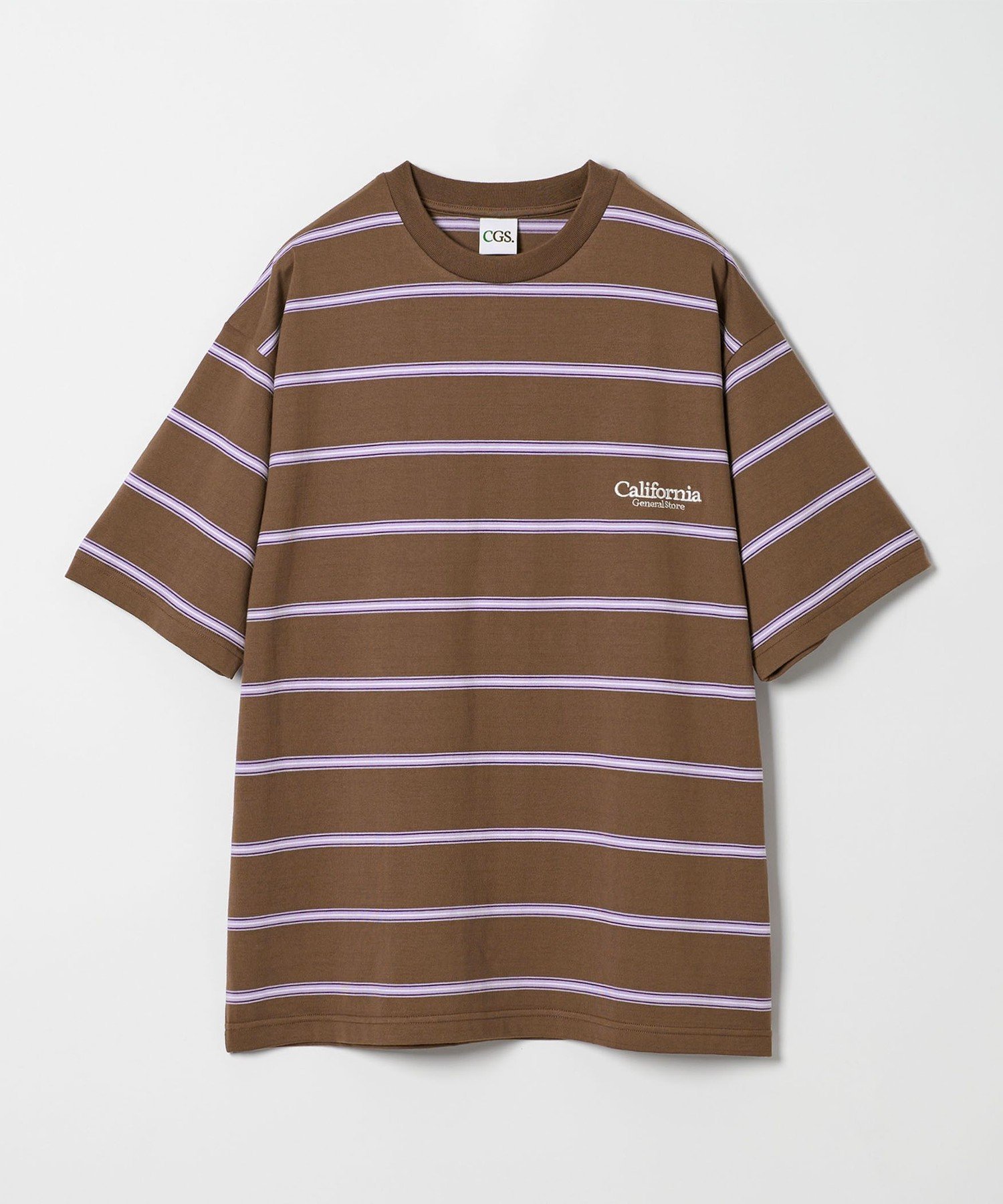 【ユナイテッドアローズ/UNITED ARROWS】のCGS. オーガニックコットン ボーダー Tシャツ インテリア・キッズ・メンズ・レディースファッション・服の通販 founy(ファウニー) 　ファッション　Fashion　レディースファッション　Fashion for Women　トップス・カットソー　Cut & Sew Tops　シャツ・ブラウス・オフィスカジュアル　Elegant Blouses & Button-Ups　ロングTシャツ・Tシャツ　Longline T-Shirts & Tees　インナー　Innerwear　ボーダー　Border, Stripe　ワンポイント　One Point, Statement Accent　アウトレット　Outlet / Clearance　MD.BROWN|ID: prp329100004987786 ipo3291000000037364921