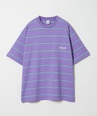 【ユナイテッドアローズ/UNITED ARROWS】のCGS. オーガニックコットン ボーダー Tシャツ 大人の最旬トレンドファッション＆コーディネート founy(ファウニー) ファッション Fashion レディースファッション Fashion for Women トップス・カットソー Cut & Sew Tops シャツ・ブラウス・オフィスカジュアル Elegant Blouses & Button-Ups ロングTシャツ・Tシャツ Longline T-Shirts & Tees インナー Innerwear ボーダー Border, Stripe ワンポイント One Point, Statement Accent アウトレット Outlet / Clearance thumbnail PURPLE|ID: prp329100004987786 ipo3291000000037364922