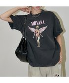 【フリークスストア/FREAK'S STORE】のNIRVANA IN UTERO バンドTシャツ 限定展開 大人の最旬トレンドファッション＆コーディネート founy(ファウニー) ファッション Fashion レディースファッション Fashion for Women トップス・カットソー Cut & Sew Tops シャツ・ブラウス・オフィスカジュアル Elegant Blouses & Button-Ups ロングTシャツ・Tシャツ Longline T-Shirts & Tees 2026年 2026 2026春夏・S/S Spring/Summer 2026 SS26 ユニセックス Unisex, Genderless フロント Front, Front Design メンズ Men's, Menswear ルーズ Loose, Oversized ヴィンテージ Vintage Style 夏 Summer S/S・春夏 SS, Spring/Summer, Warm Season thumbnail ブラック|ID: prp329100004987790 ipo3291000000037364948