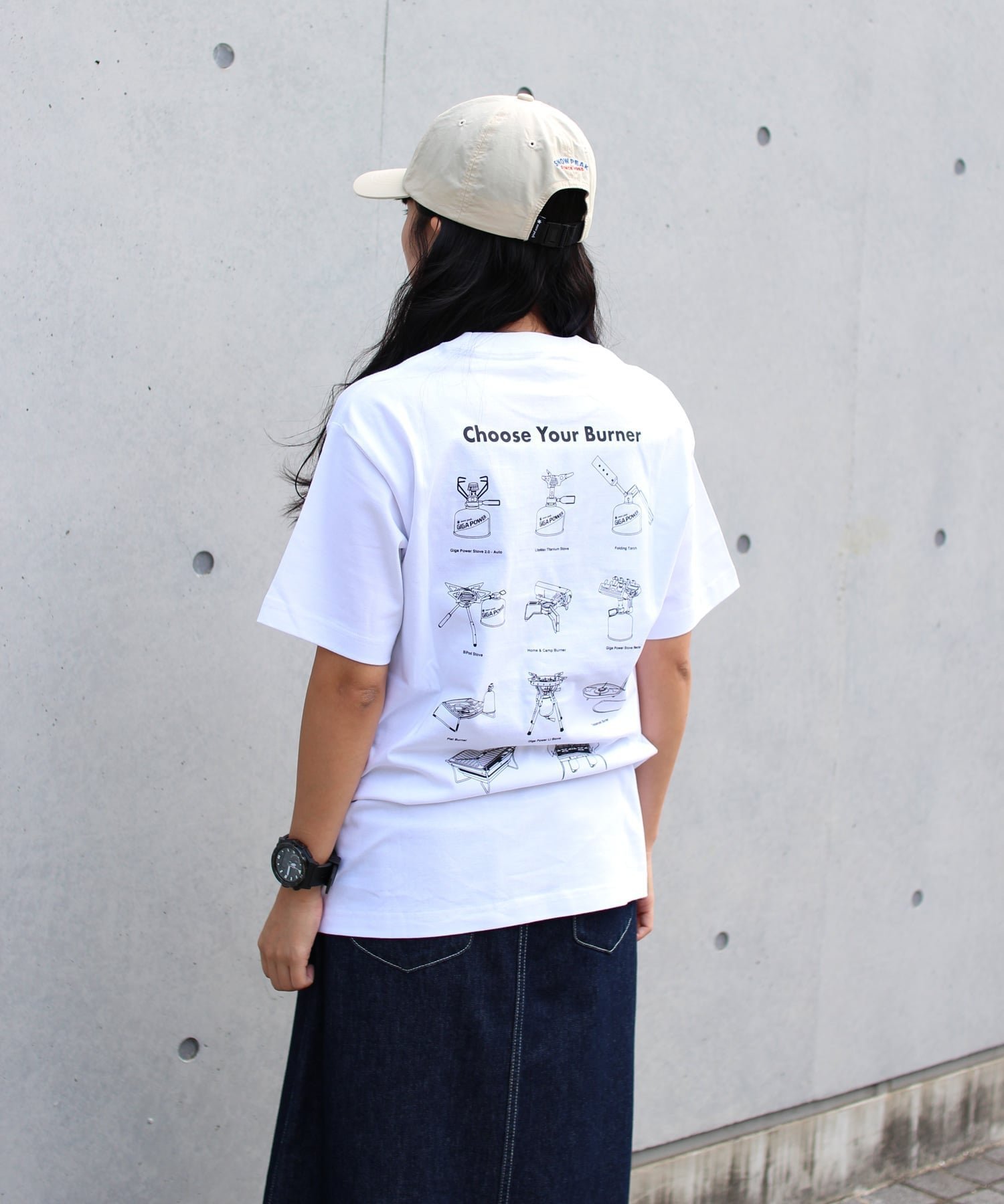 【スノーピーク/SNOW PEAK】のChoose Your Burner T Shirt インテリア・キッズ・メンズ・レディースファッション・服の通販 founy(ファウニー) 　ファッション　Fashion　レディースファッション　Fashion for Women　トップス・カットソー　Cut & Sew Tops　シャツ・ブラウス・オフィスカジュアル　Elegant Blouses & Button-Ups　ロングTシャツ・Tシャツ　Longline T-Shirts & Tees　イラスト　Illustration　秋　Autumn　グラフィック　Graphic, Graphic Design　シンプル　Simple, Minimal　スマート　Smart, Elegant　なめらか　Smooth, Silky Texture　プリント　Print, Printed Pattern　ベーシック　Basic, Essential　モチーフ　Motif, Design Theme　ユニセックス　Unisex, Genderless　レギュラー　Regular, Standard Fit　2025年　2025　2025-2026秋冬・A/W　Autumn/Winter 2025–26 AW25–26　WHITE|ID: prp329100004987798 ipo3291000000037364991