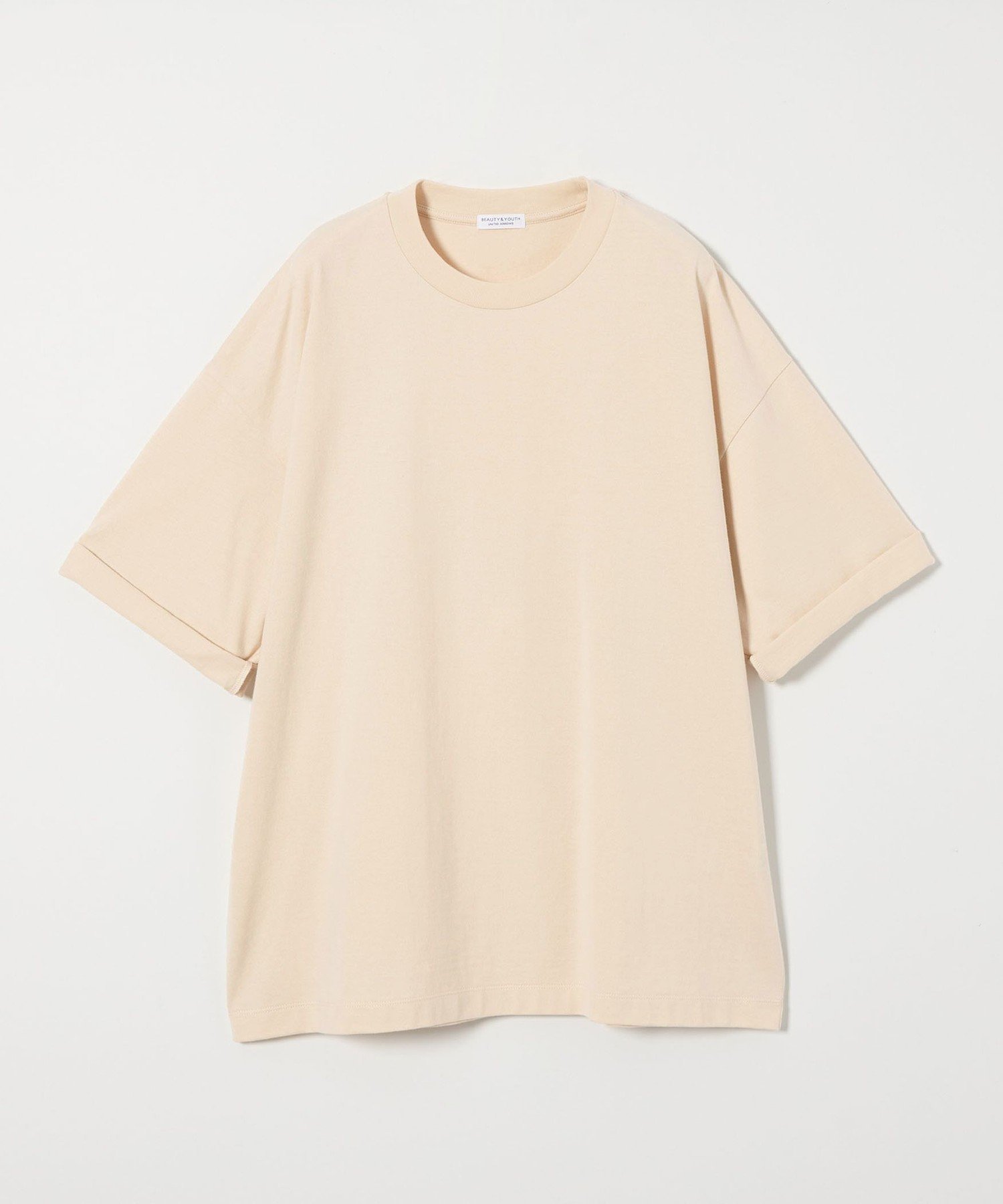【ビューティ&ユース ユナイテッドアローズ/BEAUTY&YOUTH / UNITED ARROWS】の【WEB限定】ロールアップ ワイド テーパード Tシャツ -MADE IN JAPAN- インテリア・キッズ・メンズ・レディースファッション・服の通販 founy(ファウニー) 　ファッション　Fashion　レディースファッション　Fashion for Women　トップス・カットソー　Cut & Sew Tops　シャツ・ブラウス・オフィスカジュアル　Elegant Blouses & Button-Ups　ロングTシャツ・Tシャツ　Longline T-Shirts & Tees　インナー　Innerwear　ショルダー　Shoulder, Shoulder Strap　シンプル　Simple, Minimal　テーパード　Tapered, Tapered Pants　ドロップ　Drop Shoulder, Dropped Style　バランス　Balance, Style Balance　ロールアップ　Roll-Up, Cuffed Hem　ワイド　Wide, Wide Fit　日本製　Made In Japan　その他1|ID: prp329100004987814 ipo3291000000037365139