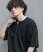 【ロッキーモンロー/Rocky Monroe】のオーバーサイズ レイヤードヘンリーネック半袖Tシャツ 大人の最旬トレンドファッション&コーディネート founy(ファウニー) ファッション Fashion レディースファッション Fashion for Women トップス・カットソー Cut & Sew Tops シャツ・ブラウス・オフィスカジュアル Elegant Blouses & Button-Ups ロングTシャツ・Tシャツ Longline T-Shirts & Tees ショルダー Shoulder, Shoulder Strap デニム Denim, Jeans Material トレンド Trend, Trending Now ドロップ Drop Shoulder, Dropped Style バランス Balance, Style Balance 半袖 Short Sleeve, Half Sleeve リラックス Relax, Relaxed Fit ワイド Wide, Wide Fit 再入荷 Restock / Back in Stock thumbnail ブラック|ID: prp329100004987815 ipo3291000000037365142