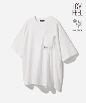 【ハレ/HARE】の【接触冷感】ポケットミニロゴカットソー 大人の最旬トレンドファッション＆コーディネート founy(ファウニー) ファッション Fashion レディースファッション Fashion for Women トップス・カットソー Cut & Sew Tops カットソー・ベーシックTシャツ Cut-and-Sewn Tops / Stretch Tees & Basics インナー Innerwear シンプル Simple, Minimal ベーシック Basic, Essential ポケット Pocket, Pocket Detail 夏 Summer |ID:prp329100004987876