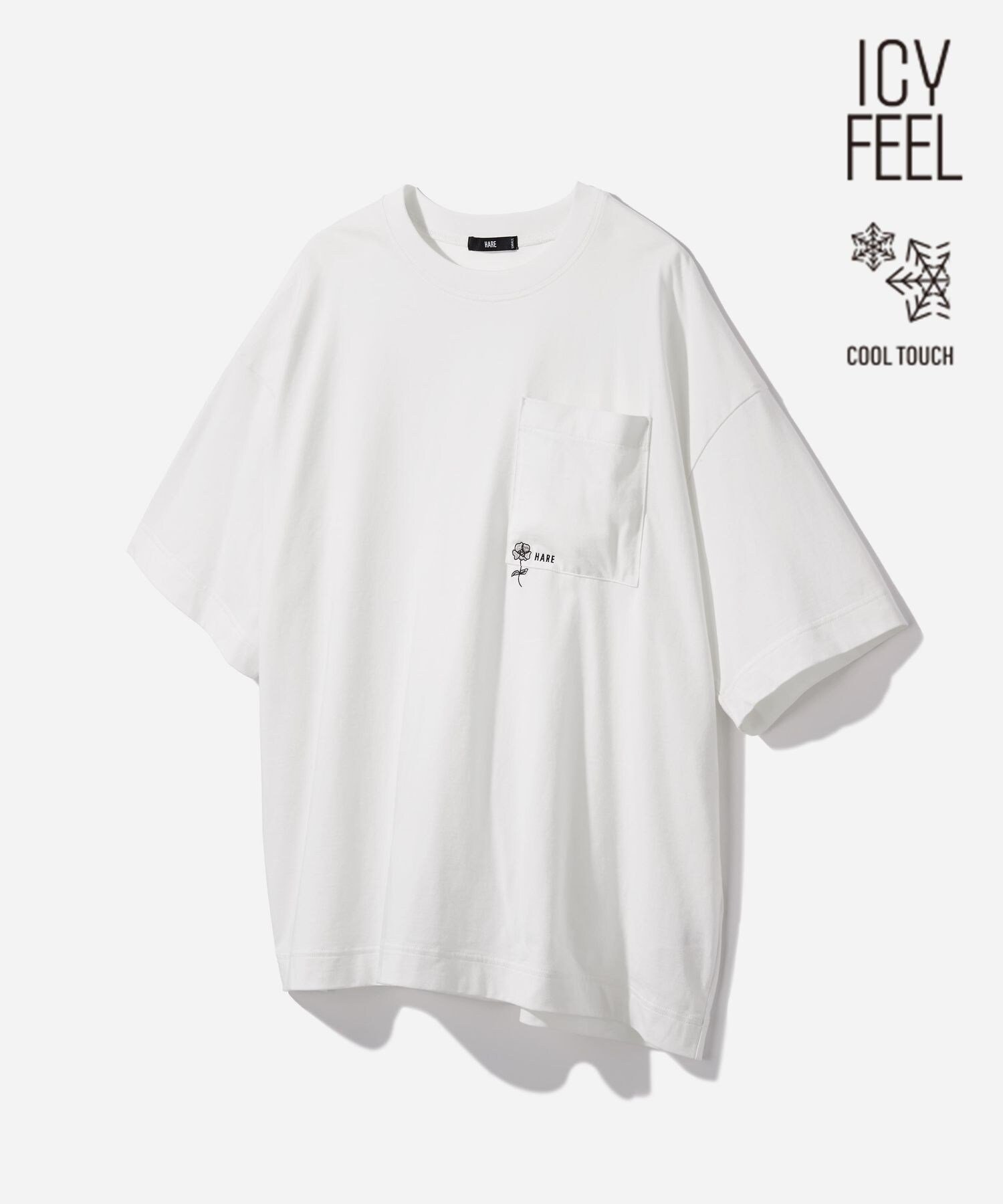 【ハレ/HARE】の【接触冷感】ポケットミニロゴカットソー 大人の最旬トレンドファッション＆コーディネート founy(ファウニー) 　ファッション　Fashion　レディースファッション　Fashion for Women　トップス・カットソー　Cut & Sew Tops　カットソー・ベーシックTシャツ　Cut-and-Sewn Tops / Stretch Tees & Basics　インナー　Innerwear　シンプル　Simple, Minimal　ベーシック　Basic, Essential　ポケット　Pocket, Pocket Detail　夏　Summer　 other-1|ID: prp329100004987876 ipo3291000000037366086