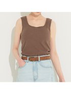 【コカ/COCA】のOUT BRA ベーシックタンクトップ 大人の最旬トレンドファッション＆コーディネート founy(ファウニー) ファッション Fashion レディースファッション Fashion for Women インナー Innerwear 春 Spring カーディガン Cardigan, Knitwear シンプル Simple, Minimal タンク Tank Top, Sleeveless Top デニム Denim, Jeans Material ノースリーブ Sleeveless, No-Sleeve フィット Fit, Slim Fit ベーシック Basic, Essential ポケット Pocket, Pocket Detail 無地 Plain, Solid Color ワイド Wide, Wide Fit 夏 Summer 2026年 2026 2026春夏・S/S Spring/Summer 2026 SS26 thumbnail Brown|ID: prp329100004987879 ipo3291000000037366105