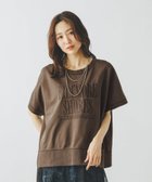【グローバルワーク/GLOBAL WORK】のピグメントカレッジプルオーバー6分袖/660939 大人の最旬トレンドファッション＆コーディネート founy(ファウニー) ファッション Fashion レディースファッション Fashion for Women トップス・カットソー Cut & Sew Tops カジュアルプルオーバー・ニットトップス Pullovers & Knit Tops / Casual Pullovers おすすめ Recommended / Our Picks タイトスカート Pencil Skirt, Tight Skirt デニム Denim, Jeans Material ビンテージ Vintage, Retro Style ボトム Bottoms, Lower Wear ワイド Wide, Wide Fit ヴィンテージ Vintage Style thumbnail ブラウン58|ID: prp329100004987883 ipo3291000000037366143