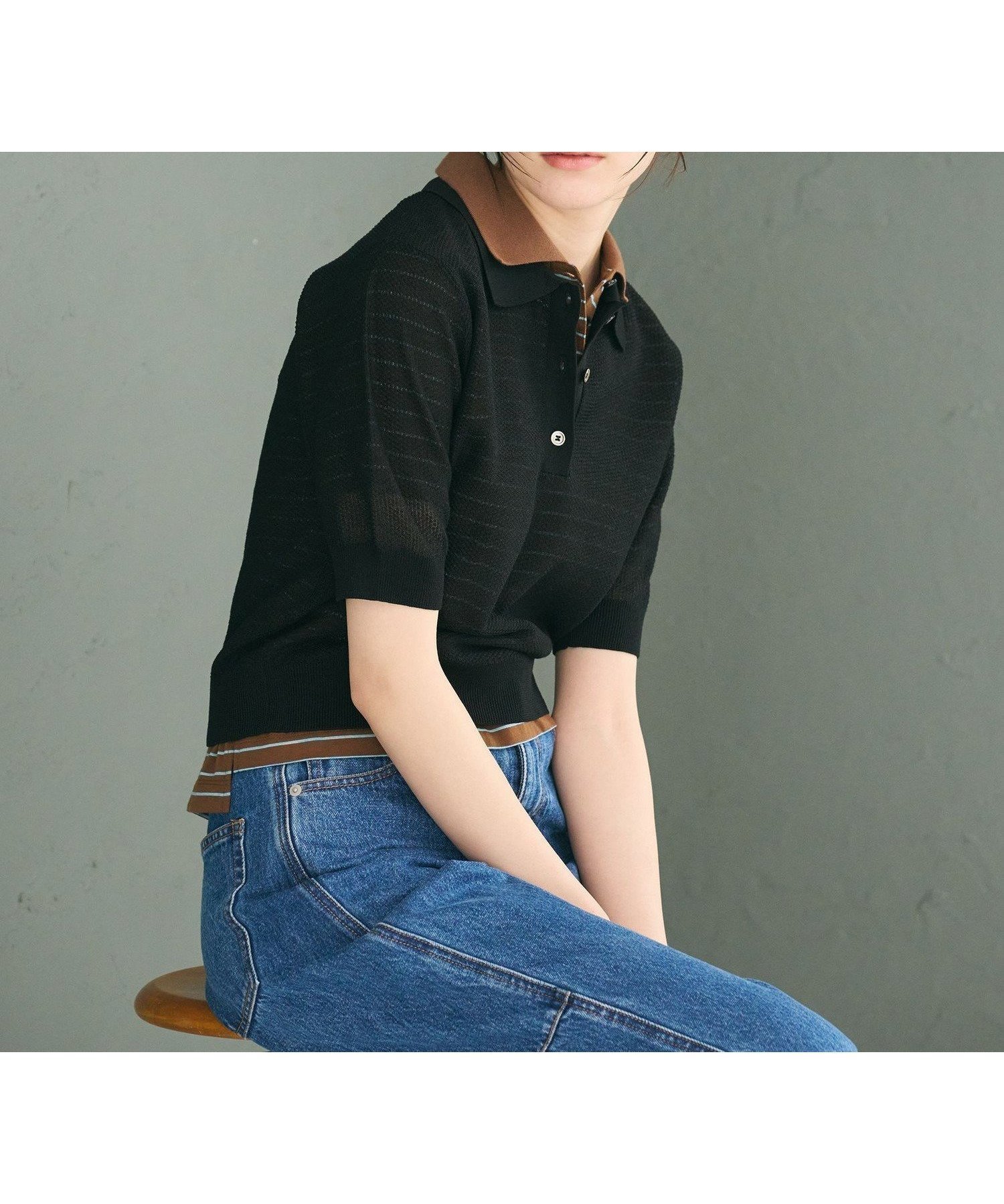 【ビューティ&ユース ユナイテッドアローズ/BEAUTY&YOUTH / UNITED ARROWS】のメッシュ ポロニット プルオーバー ウォッシャブル 大人の最旬トレンドファッション＆コーディネート founy(ファウニー) 　ファッション　Fashion　レディースファッション　Fashion for Women　トップス・カットソー　Cut & Sew Tops　ニット　Knit Tops & Sweaters　カジュアルプルオーバー・ニットトップス　Pullovers & Knit Tops / Casual Pullovers　インナー　Innerwear　ウォッシャブル　Machine Washable　コンパクト　Compact, Small Size　シアー　Sheer, See-Through　トレンド　Trend, Trending Now　ボトム　Bottoms, Lower Wear　ポロシャツ　Polo Shirt, Collared Tee　メッシュ　Mesh, Net Fabric　おすすめ　Recommended / Our Picks　 other-1|ID: prp329100004987889 ipo3291000000037366222