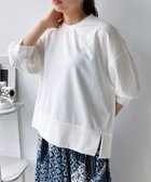 【アズノウアズ プラス/AS KNOW AS plus】の◎『接触冷感』『マシュマロタッチ』 パフスリーブ5分袖トップス 大人の最旬トレンドファッション＆コーディネート founy(ファウニー) ファッション Fashion レディースファッション Fashion for Women トップス・カットソー Cut & Sew Tops シンプル Simple, Minimal スラックス Slacks, Dress Pants スリーブ Sleeve, Long Sleeve / Short Sleeve デニム Denim, Jeans Material ロング Long, Long-Length 再入荷 Restock / Back in Stock thumbnail アイボリー|ID: prp329100004987902 ipo3291000000037366329
