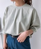 【アズノウアズ プラス/AS KNOW AS plus】の◎『接触冷感』『マシュマロタッチ』 パフスリーブ5分袖トップス 大人の最旬トレンドファッション＆コーディネート founy(ファウニー) ファッション Fashion レディースファッション Fashion for Women トップス・カットソー Cut & Sew Tops シンプル Simple, Minimal スラックス Slacks, Dress Pants スリーブ Sleeve, Long Sleeve / Short Sleeve デニム Denim, Jeans Material ロング Long, Long-Length 再入荷 Restock / Back in Stock thumbnail ミント|ID: prp329100004987902 ipo3291000000037366330