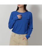 【ラコレ/LAKOLE】のスラブシアー長袖T 大人の最旬トレンドファッション＆コーディネート founy(ファウニー) ファッション Fashion レディースファッション Fashion for Women トップス・カットソー Cut & Sew Tops インナー Innerwear サロペット Overalls, Salopette シアー Sheer, See-Through シンプル Simple, Minimal ジャケット Jacket, Outerwear 長袖 Long Sleeve, Full Sleeve thumbnail ロイヤルブルー|ID: prp329100004987904 ipo3291000000037366377
