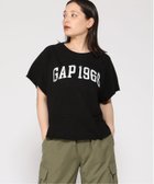 【ギャップ/GAP】のリラックスフィット フレンチテリー グラフィック Tシャツ 大人の最旬トレンドファッション＆コーディネート founy(ファウニー) ファッション Fashion レディースファッション Fashion for Women トップス・カットソー Cut & Sew Tops シャツ・ブラウス・オフィスカジュアル Elegant Blouses & Button-Ups ロングTシャツ・Tシャツ Longline T-Shirts & Tees グラフィック Graphic, Graphic Design スポーティ Sporty, Casual Athletic デニム Denim, Jeans Material フィット Fit, Slim Fit フレンチ French, French Style リラックス Relax, Relaxed Fit thumbnail BLACK|ID: prp329100004987906 ipo3291000000037366387