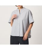 【ユナイテッドアローズ/UNITED ARROWS】のスキッパー フォルム シャツ 5分袖 A DAY IN THE LIFE 大人の最旬トレンドファッション＆コーディネート founy(ファウニー) ファッション Fashion レディースファッション Fashion for Women トップス・カットソー Cut & Sew Tops シャツ・ブラウス・オフィスカジュアル Elegant Blouses & Button-Ups 洗える Machine Washable カフス Cuff Design シンプル Simple, Minimal スキッパー Skipper, Open Collar スラックス Slacks, Dress Pants スリーブ Sleeve, Long Sleeve / Short Sleeve ダブル Double, Double-Breasted デニム Denim, Jeans Material トレンド Trend, Trending Now 定番 Standard, Basic Item 人気 Popular, Best Seller ハーフ Half, Half-Length バランス Balance, Style Balance フェイス Face, Facial Design フェミニン Feminine, Girly フォルム Silhouette, Form ブロード Broadcloth, Fine Cotton プリーツ Pleats, Pleated アウトレット Outlet / Clearance ビジネス 仕事 通勤 Business / Work / Commuting thumbnail OLIVE|ID: prp329100004987908 ipo3291000000037366408