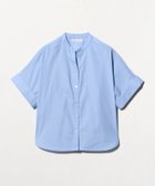 【ユナイテッドアローズ/UNITED ARROWS】のスキッパー フォルム シャツ 5分袖 A DAY IN THE LIFE 大人の最旬トレンドファッション＆コーディネート founy(ファウニー) ファッション Fashion レディースファッション Fashion for Women トップス・カットソー Cut & Sew Tops シャツ・ブラウス・オフィスカジュアル Elegant Blouses & Button-Ups 洗える Machine Washable カフス Cuff Design シンプル Simple, Minimal スキッパー Skipper, Open Collar スラックス Slacks, Dress Pants スリーブ Sleeve, Long Sleeve / Short Sleeve ダブル Double, Double-Breasted デニム Denim, Jeans Material トレンド Trend, Trending Now 定番 Standard, Basic Item 人気 Popular, Best Seller ハーフ Half, Half-Length バランス Balance, Style Balance フェイス Face, Facial Design フェミニン Feminine, Girly フォルム Silhouette, Form ブロード Broadcloth, Fine Cotton プリーツ Pleats, Pleated アウトレット Outlet / Clearance ビジネス 仕事 通勤 Business / Work / Commuting thumbnail LT.BLUE|ID: prp329100004987908 ipo3291000000037366409