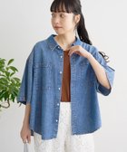 【コーエン/COEN】のコットンレーヨンデニム半袖シャツ【インフルエンサー紹介アイテム】 大人の最旬トレンドファッション＆コーディネート founy(ファウニー) ファッション Fashion レディースファッション Fashion for Women トップス・カットソー Cut & Sew Tops シャツ・ブラウス・オフィスカジュアル Elegant Blouses & Button-Ups 厚底 Platform Shoes 春 Spring スウェット / スエット Sweatshirt, Sweatwear スニーカー Sneakers, Trainers セットアップ Set-Up, Coordinated Outfit デニム Denim, Jeans Material バランス Balance, Style Balance 半袖 Short Sleeve, Half Sleeve 羽織 Haori, Light Jacket リラックス Relax, Relaxed Fit ワイド Wide, Wide Fit おすすめ Recommended / Our Picks 夏 Summer 2026年 2026 2026春夏・S/S Spring/Summer 2026 SS26 thumbnail ROYAL|ID: prp329100004987909 ipo3291000000037366420