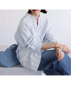 【イエナ/IENA】の《一部カラーWEB限定》ラミーリヨセルバンドカラーシャツ 大人の最旬トレンドファッション＆コーディネート founy(ファウニー) ファッション Fashion レディースファッション Fashion for Women トップス・カットソー Cut & Sew Tops シャツ・ブラウス・オフィスカジュアル Elegant Blouses & Button-Ups ストライプ Stripe, Striped Pattern 定番 Standard, Basic Item ポケット Pocket, Pocket Detail 無地 Plain, Solid Color エレガント 上品 Elegant ビジネス 仕事 通勤 Business / Work / Commuting 2026年 2026 2026春夏・S/S Spring/Summer 2026 SS26 thumbnail サックスブルー|ID: prp329100004987914 ipo3291000000037366487