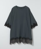【ジーナシス/JEANASiS】のレーストリムキョウネンSS TEE グレー系その他|ID: prp329100004987917 ipo3291000000037366535