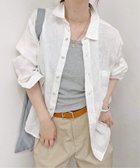【ジャーナルスタンダード/JOURNAL STANDARD】のリネンレギュラーカラーシャツ 大人の最旬トレンドファッション＆コーディネート founy(ファウニー) ファッション Fashion レディースファッション Fashion for Women トップス・カットソー Cut & Sew Tops シャツ・ブラウス・オフィスカジュアル Elegant Blouses & Button-Ups リネン Linen, Linen Fabric 夏 Summer thumbnail ホワイト|ID: prp329100004987922 ipo3291000000037366585