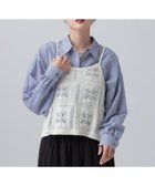 【レプシィム ローリーズファーム/LEPSIM LOWRYS FARM】のクロシェキャミ 大人の最旬トレンドファッション＆コーディネート founy(ファウニー) ファッション Fashion レディースファッション Fashion for Women トップス・カットソー Cut & Sew Tops キャミソール&ノースリーブ Camisoles & Sleeveless Tops おすすめ Recommended / Our Picks キャミソール Camisole, Spaghetti Strap Top セットアップ Set-Up, Coordinated Outfit トレンド Trend, Trending Now リボン Ribbon, Bow thumbnail オフホワイト05|ID: prp329100004987928 ipo3291000000037366627