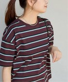 【ジャーナルスタンダード/JOURNAL STANDARD】の《追加4》汗ジミ防止ボーダービッグT 大人の最旬トレンドファッション＆コーディネート founy(ファウニー) ファッション Fashion レディースファッション Fashion for Women インナー Innerwear シンプル Simple, Minimal スタンダード Standard, Basic ビッグ Big, Oversized ベーシック Basic, Essential ボーダー Border, Stripe 無地 Plain, Solid Color おすすめ Recommended / Our Picks 夏 Summer 2025年 2025 2025-2026秋冬・A/W Autumn/Winter 2025–26 AW25–26 thumbnail ブラウン|ID: prp329100004987933 ipo3291000000037366650