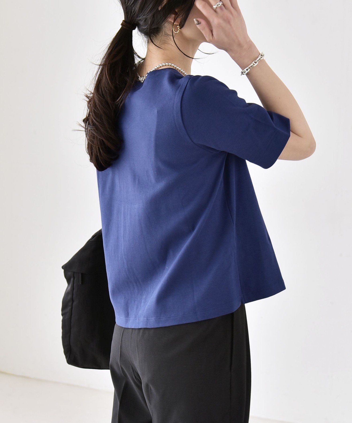 【シップス/SHIPS】のquaranciel 接触冷感/汗染み防止加工/洗濯機可能 ベーシック コンパクト TEE インテリア・キッズ・メンズ・レディースファッション・服の通販 founy(ファウニー) 　ファッション　Fashion　レディースファッション　Fashion for Women　インナー　Innerwear　洗える　Machine Washable　カーディガン　Cardigan, Knitwear　コンパクト　Compact, Small Size　ショート　Short, Short Length　ジャケット　Jacket, Outerwear　スリット　Slit, Slit Detail　デニム　Denim, Jeans Material　トレンド　Trend, Trending Now　バランス　Balance, Style Balance　フィット　Fit, Slim Fit　ベーシック　Basic, Essential　ボトム　Bottoms, Lower Wear　ワイド　Wide, Wide Fit　おすすめ　Recommended / Our Picks　ビジネス 仕事 通勤　Business / Work / Commuting　2026年　2026　2026春夏・S/S　Spring/Summer 2026 SS26　ブルー|ID: prp329100004987935 ipo3291000000037366664