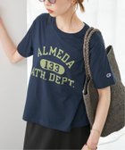 【スローブ イエナ/SLOBE IENA】のChampion/チャンピオン SLOBE別注 ロゴTシャツ 大人の最旬トレンドファッション＆コーディネート founy(ファウニー) ファッション Fashion レディースファッション Fashion for Women トップス・カットソー Cut & Sew Tops シャツ・ブラウス・オフィスカジュアル Elegant Blouses & Button-Ups ロングTシャツ・Tシャツ Longline T-Shirts & Tees スポーツ Sports, Activewear スマート Smart, Elegant ニューヨーク New York, NYC Style バランス Balance, Style Balance ボトム Bottoms, Lower Wear 別注 Limited Edition, Custom Order thumbnail ネイビー|ID: prp329100004987936 ipo3291000000037366668