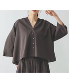 【グローバルワーク/GLOBAL WORK】のAiryBreezeカーデブラウス/636699 大人の最旬トレンドファッション＆コーディネート founy(ファウニー) ファッション Fashion レディースファッション Fashion for Women トップス・カットソー Cut & Sew Tops シャツ・ブラウス・オフィスカジュアル Elegant Blouses & Button-Ups おすすめ Recommended / Our Picks インナー Innerwear カフス Cuff Design カーディガン Cardigan, Knitwear サロペット Overalls, Salopette スリット Slit, Slit Detail セットアップ Set-Up, Coordinated Outfit フレア Flare, Flared メタル Metal, Metal Parts ワイド Wide, Wide Fit 吸水 Absorbent, Quick-Dry 旅行 Travel 楽ちん Easy Fit, Comfortable 羽織 Haori, Light Jacket thumbnail チャコール18|ID: prp329100004987937 ipo3291000000037366674