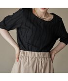【コーエン/COEN】のナミナミジャガードメロー五分袖Tシャツ 大人の最旬トレンドファッション＆コーディネート founy(ファウニー) ファッション Fashion レディースファッション Fashion for Women トップス・カットソー Cut & Sew Tops シャツ・ブラウス・オフィスカジュアル Elegant Blouses & Button-Ups ロングTシャツ・Tシャツ Longline T-Shirts & Tees インナー Innerwear カットジャガード Cut Jacquard カットソー Cut and Sewn Top フェミニン Feminine, Girly おすすめ Recommended / Our Picks thumbnail BLACK|ID: prp329100004987946 ipo3291000000037366778