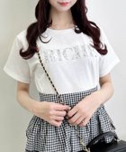 【イング/INGNI】のビジューロゴT 大人の最旬トレンドファッション＆コーディネート founy(ファウニー) ファッション Fashion レディースファッション Fashion for Women ガーリー Girly, Feminine Style スマホ Smartphone, Mobile Device トレンド Trend, Trending Now 定番 Standard, Basic Item ビジュー Bijou, Jewel-like Accent ブルゾン Blouson, Bomber Jacket ベーシック Basic, Essential ボトム Bottoms, Lower Wear ロング Long, Long-Length おすすめ Recommended / Our Picks thumbnail オフホワイト|ID: prp329100004987950 ipo3291000000037366796