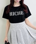 【イング/INGNI】のビジューロゴT 大人の最旬トレンドファッション＆コーディネート founy(ファウニー) ファッション Fashion レディースファッション Fashion for Women ガーリー Girly, Feminine Style スマホ Smartphone, Mobile Device トレンド Trend, Trending Now 定番 Standard, Basic Item ビジュー Bijou, Jewel-like Accent ブルゾン Blouson, Bomber Jacket ベーシック Basic, Essential ボトム Bottoms, Lower Wear ロング Long, Long-Length おすすめ Recommended / Our Picks thumbnail クロ|ID: prp329100004987950 ipo3291000000037366797